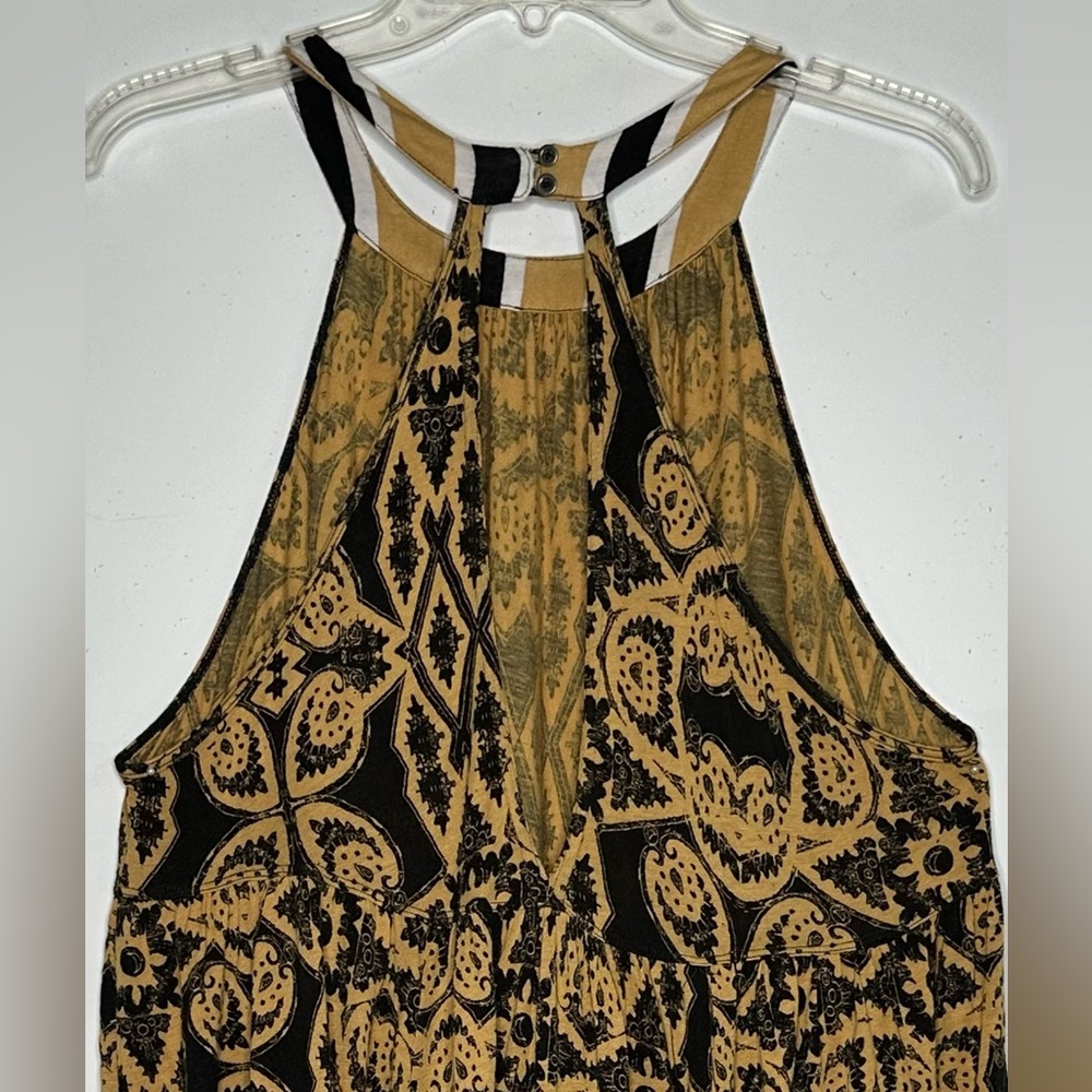 Free People Halter Mimi Tunic‎ Top High Low Hem Sz M - Picture 9 of 10